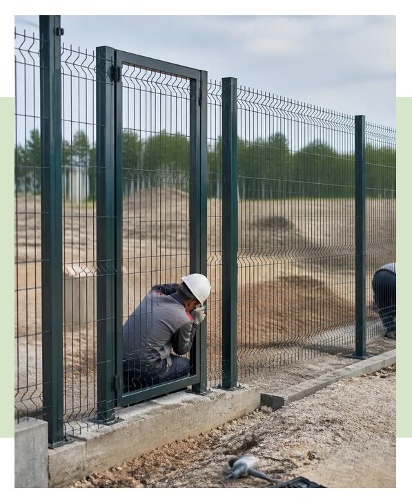 Профессиональная установка забора 3Д с калиткой под ключ в Шумерле